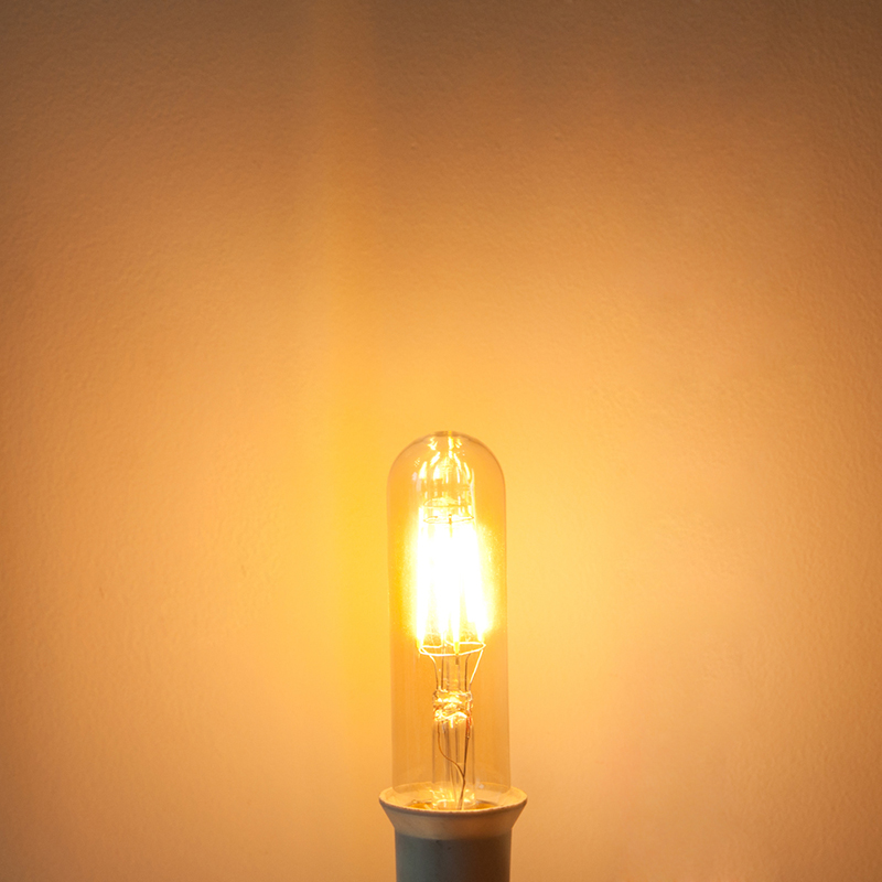 Gold Tint T10 E26/E27 4W LED Vintage Antique Filament Light Bulb, 40W Equivalent, 4-Pack Gold Tint T10 E26/E27 4W LED Vintage Antique Filament Light Bulb, 40W Equivalent, 4-Pack